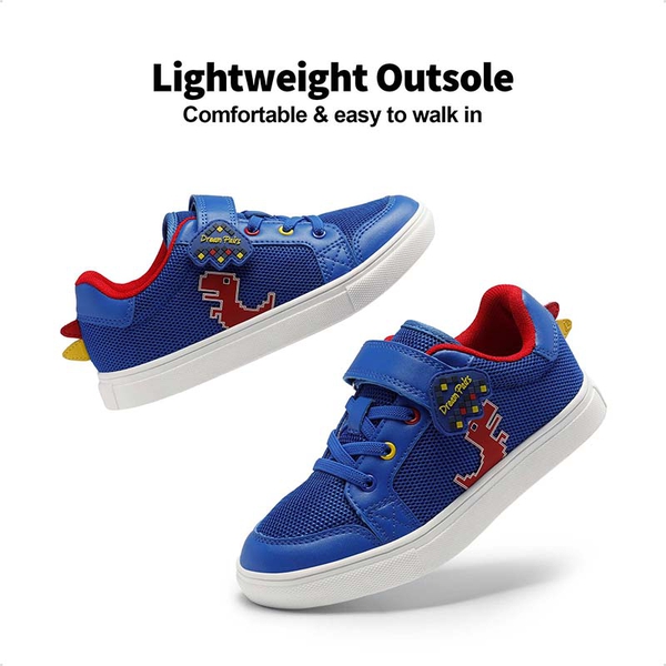 [Storybook Rainbow] Kids Breathable Fun Design Sneakers - ROYAL BLUE - 5
